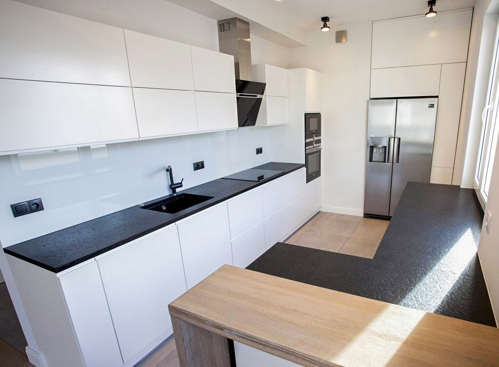 Кухни любой формы. Угловые Прямые, П образные