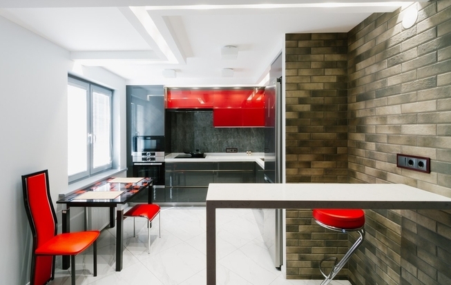 Кухня ЛДСП глянцевая