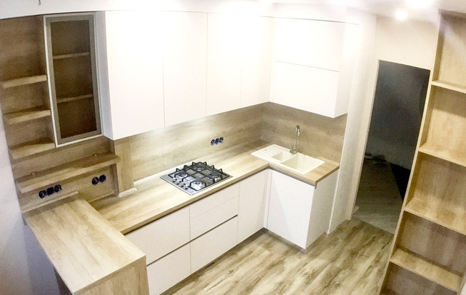 Кухня 6 кв. метров в студии