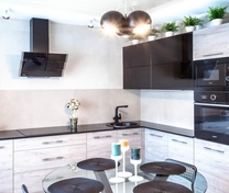 Кухня ЛДСП угловой формы 