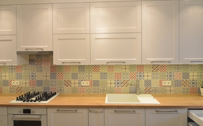 Кухня МДФ прямой формы