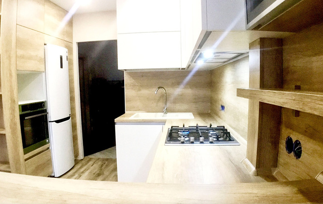 Кухня 6 кв. метров в студии