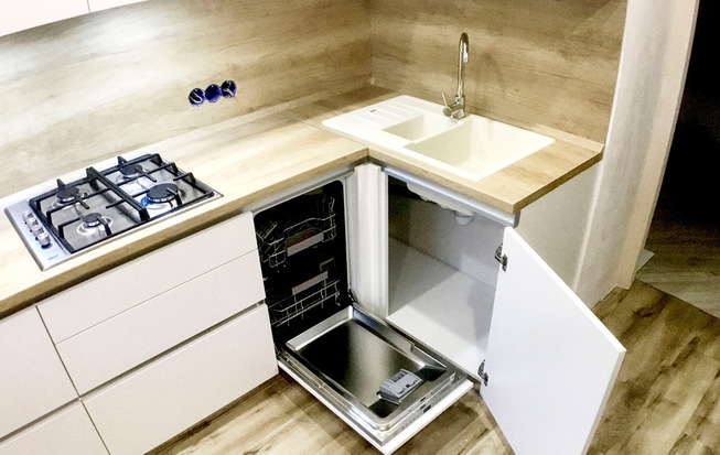 Кухня 6 кв. метров в студии