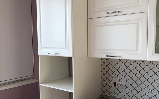 Кухни МДФ белого цвета 