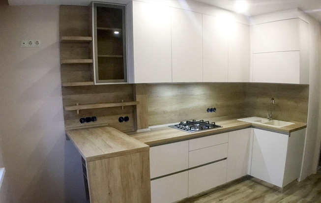 Кухня 6 кв. метров в студии