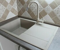 Кухня ПВХ белого цвета на заказ