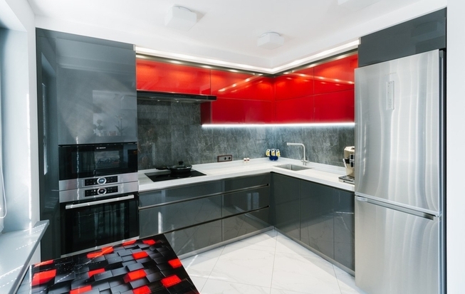 Кухня ЛДСП глянцевая