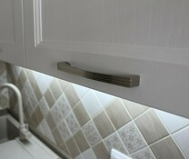 Кухня ПВХ белого цвета на заказ