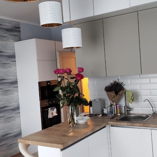 Кухня из пластика в современном стиле