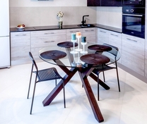 Кухня ЛДСП угловой формы 